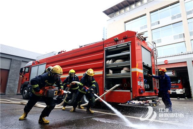 区消防救援支队开展二季度竞技榜比武